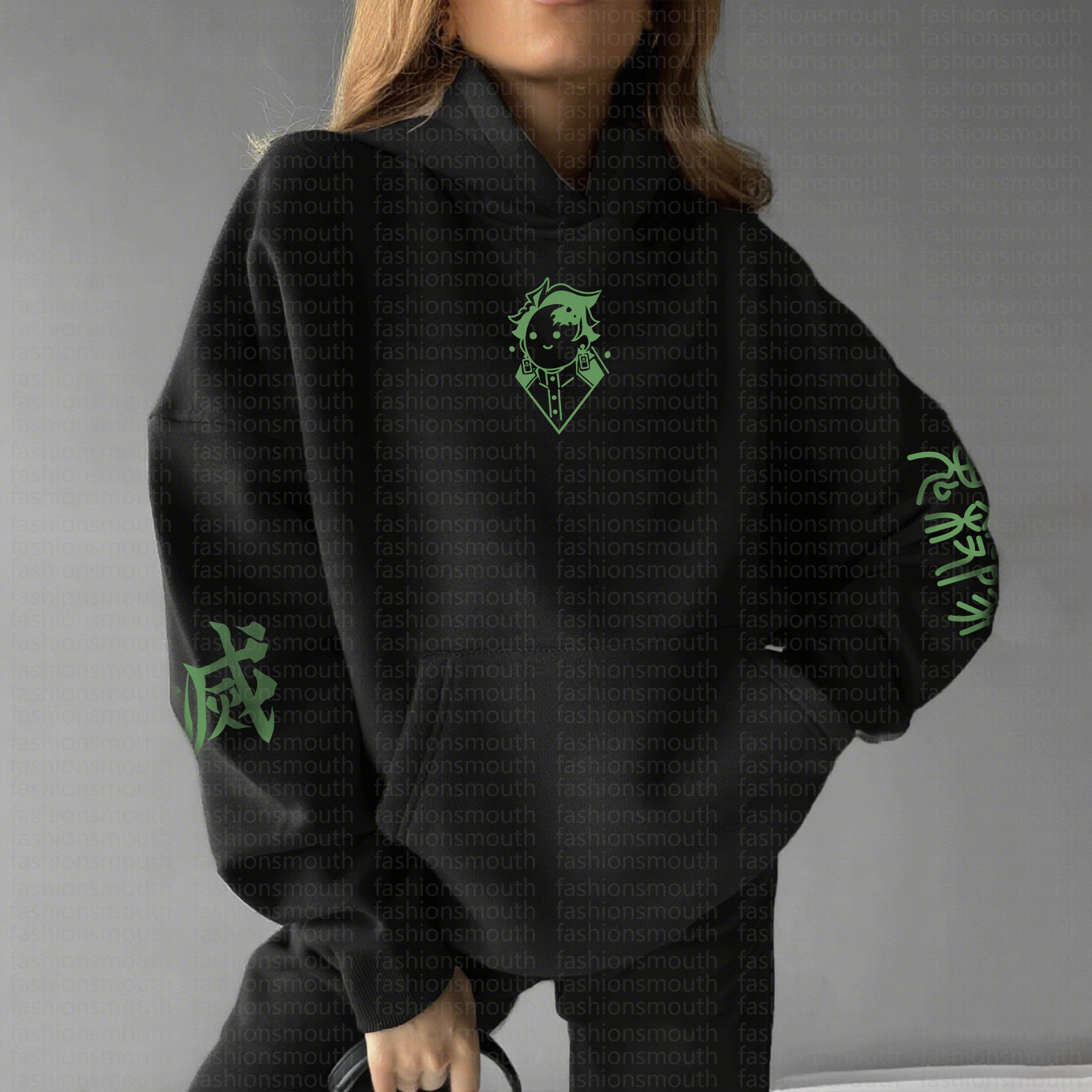 ‘’ Demon Slayer " Anime Inspired Vintage Hoodie