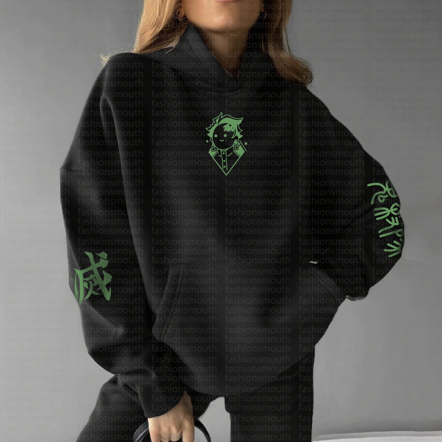 ‘’ Demon Slayer " Anime Inspired Vintage Hoodie