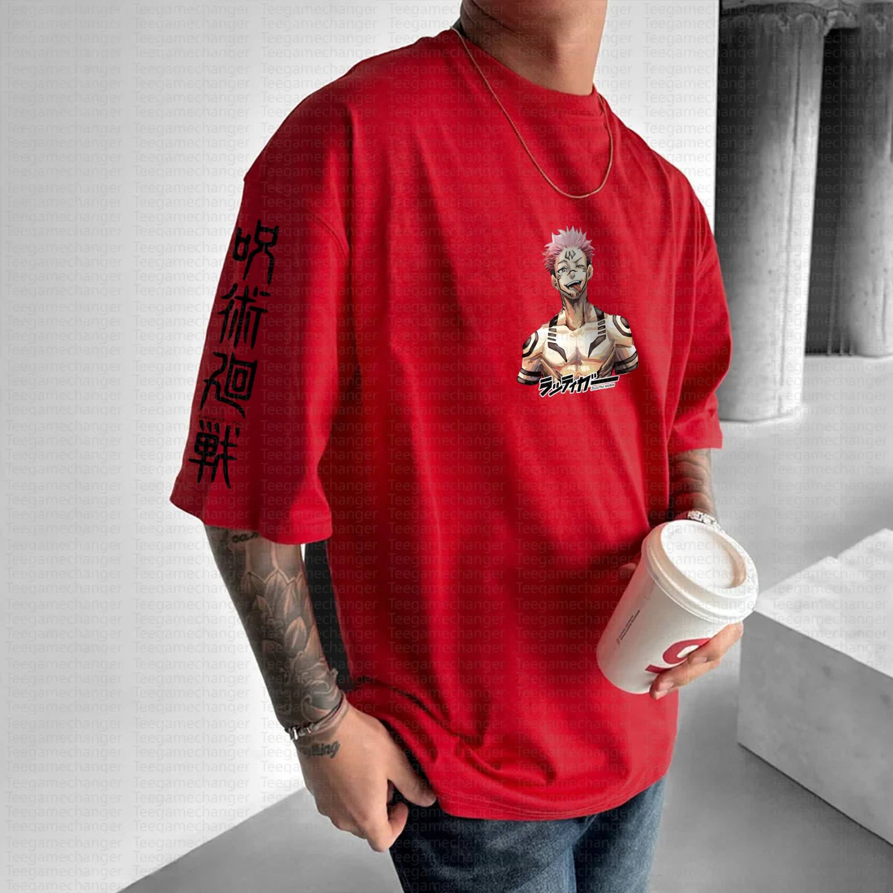 Unisex Anime Inspired Vintage T-Shirt丨Jujutsu Kaisen