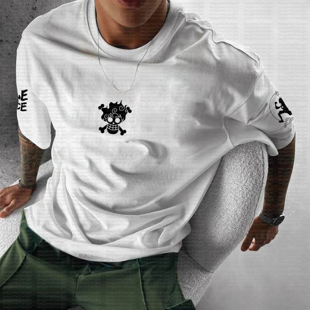 Unisex “One Piece” Anime Series Casual T-shirt