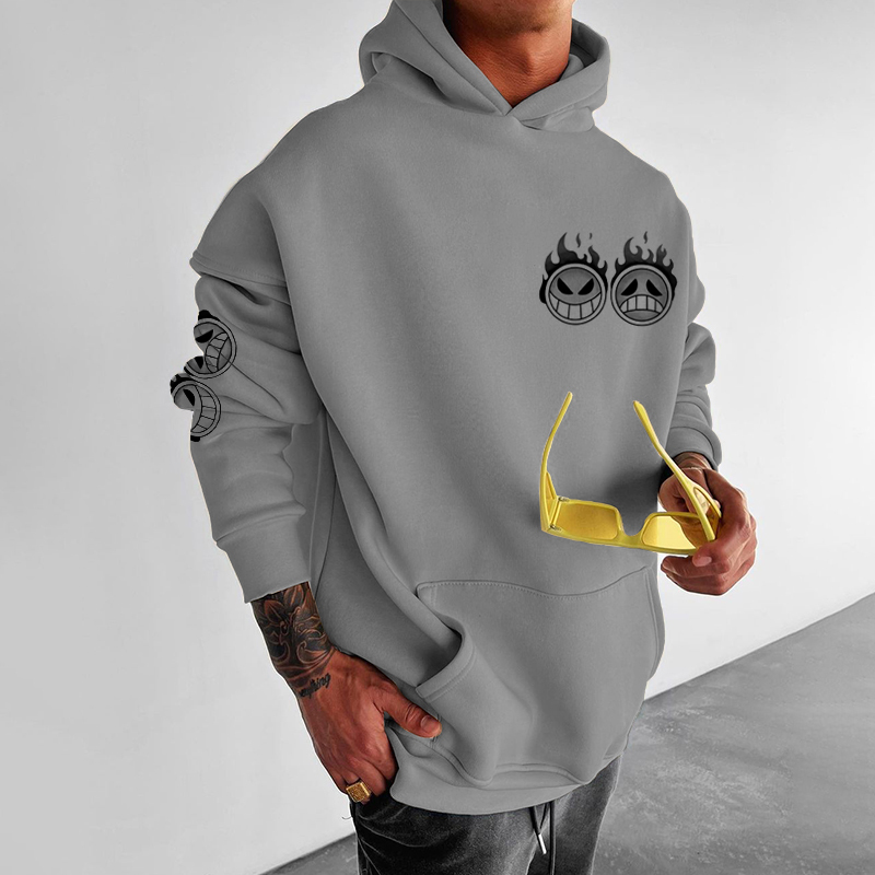 Oversize Print Hoodie-Teegamechanger