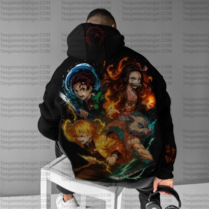 Unisex “ Demon slayer   ” Graphic Streetwear Vintage Hoodie