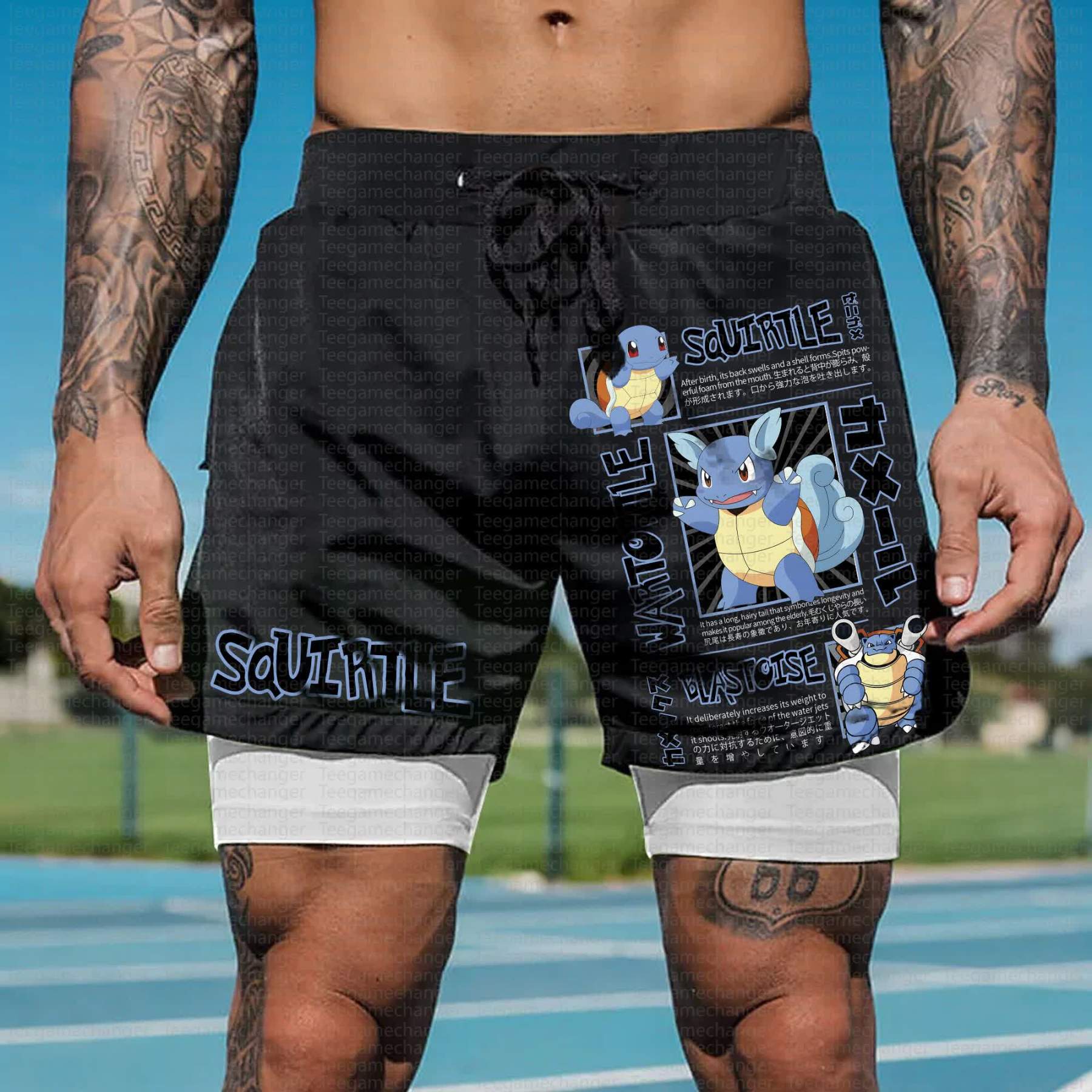 Unisex “Pokémon” Casual Anime Streetwear Shorts
