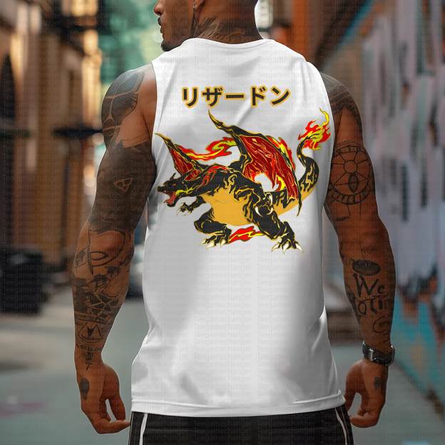 Unisex “Pokémon” Casual Anime  Tank Top