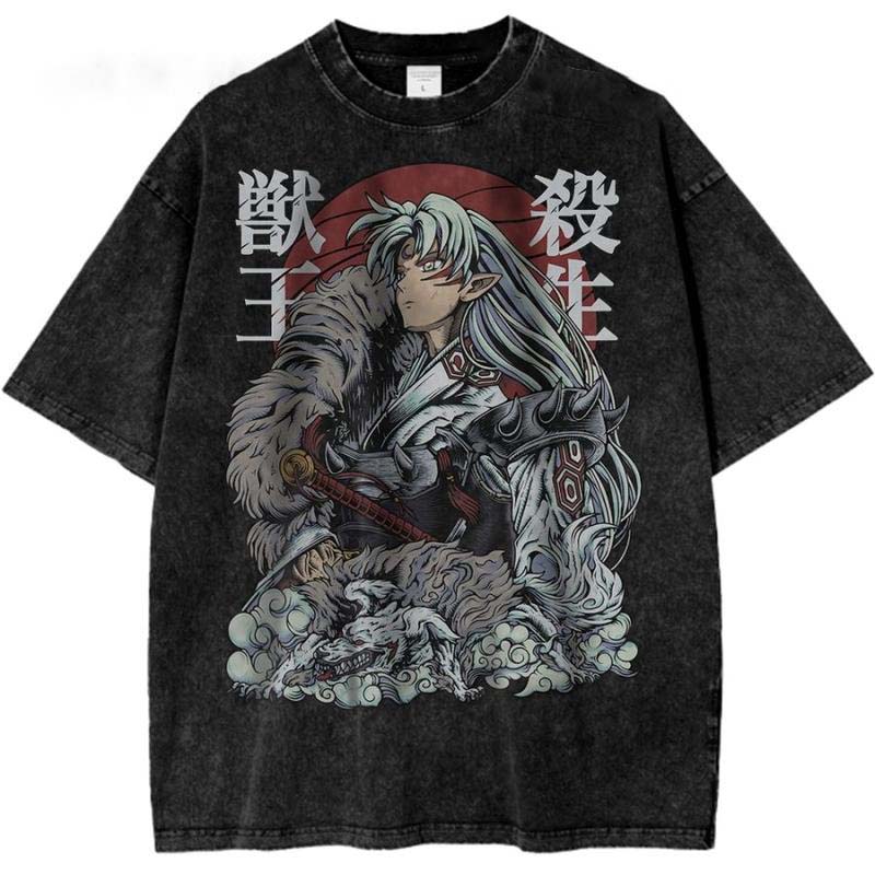 Vintage Washed Tee丨InuYasha