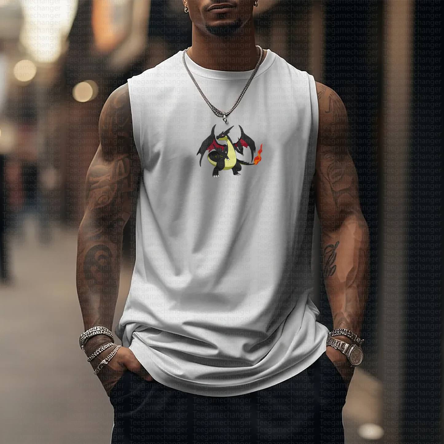 Unisex “Pokémon” Casual Anime  Tank Top