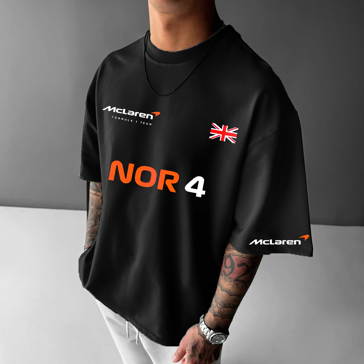 Unisex 2024 Racing Lando 4 Printed T-Shirt