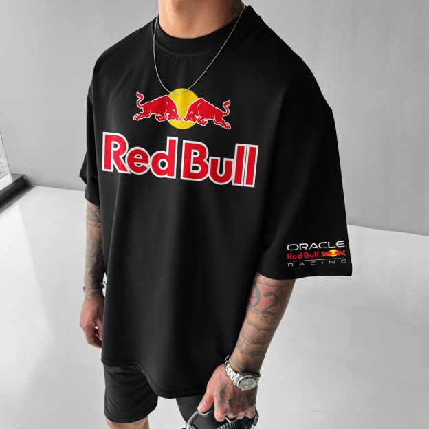 Unisex Casual Racing Print T-Shirt