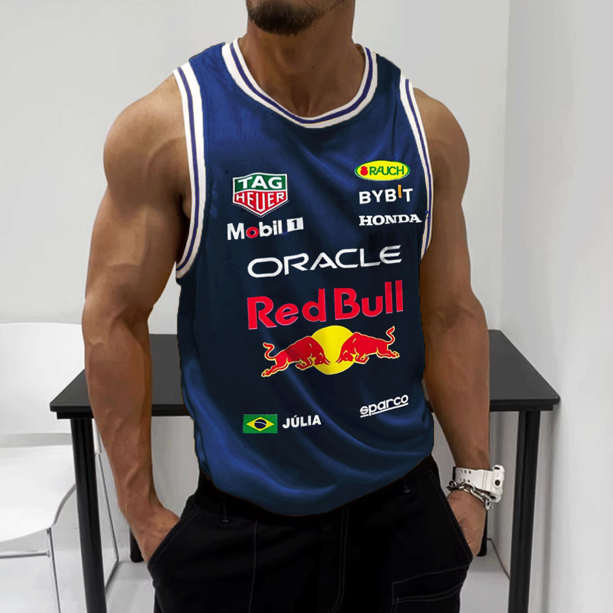 Men's Racing Team Casual Tank
