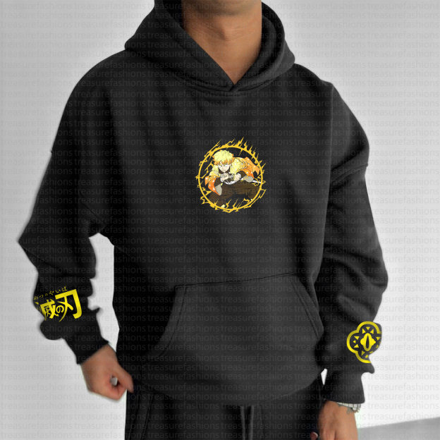 Unisex “Demon slayer” Graphic Streetwear Vintage Hoodie