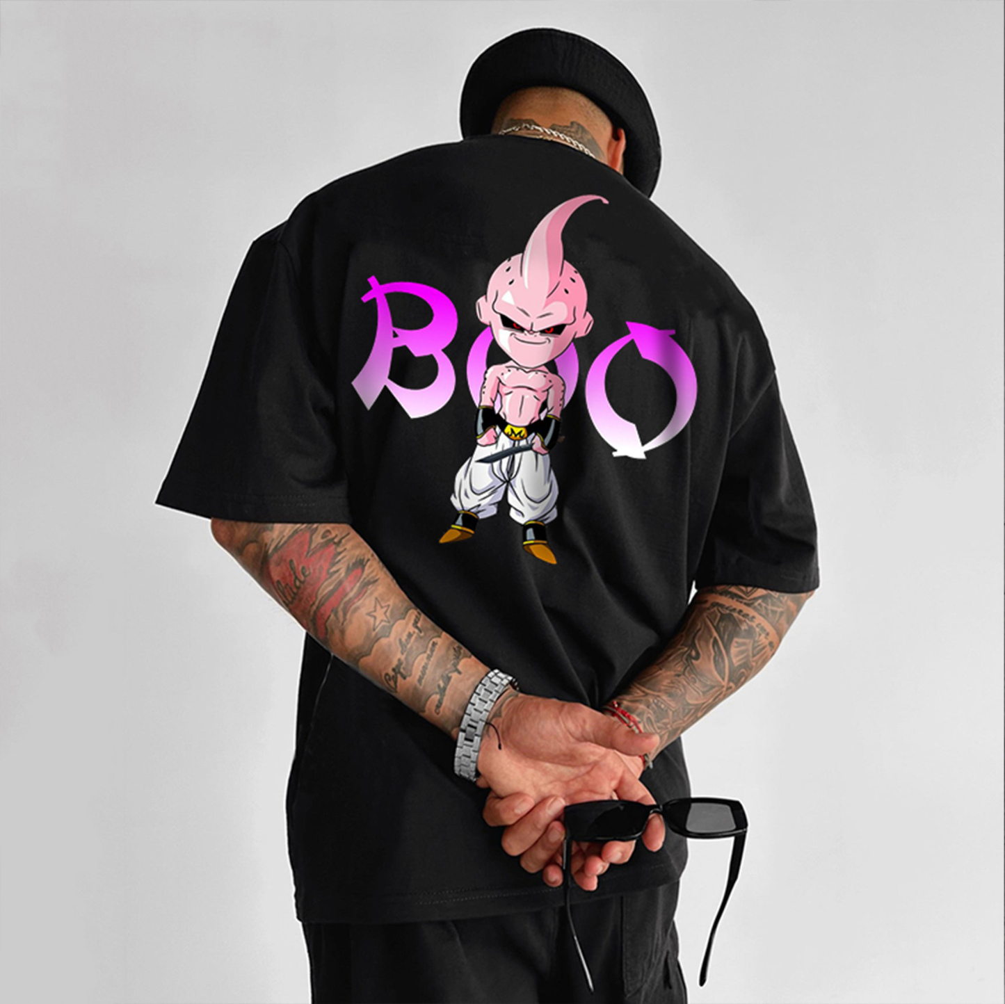 Men's Loose Cartoon Printed T-shirt