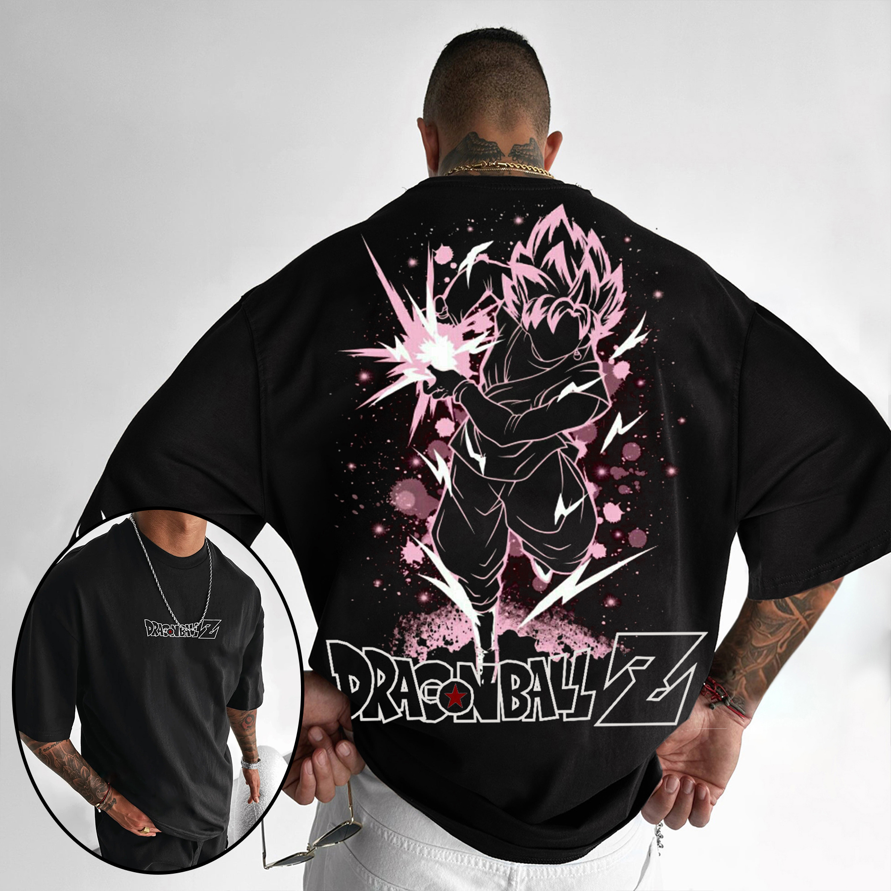 Casual Cartoon Letter Printed T-shirt