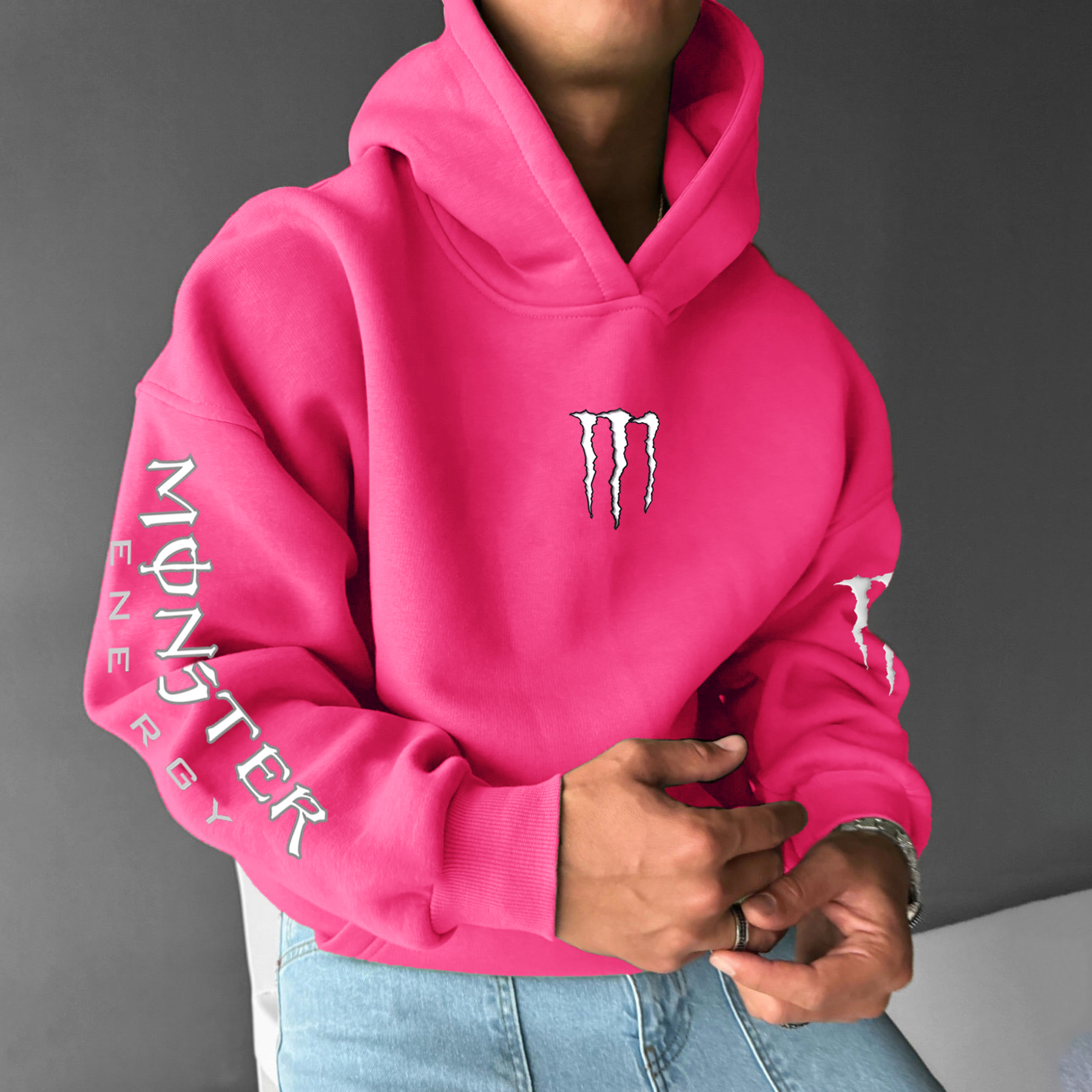 Oversize Energy Drink Style Hoodie