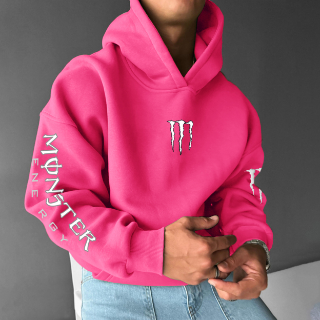Oversize Energy Drink Style Hoodie