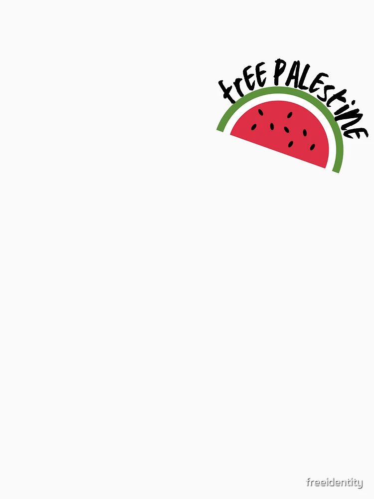 Palestinian Watermelon Trendy Printed T-shirt