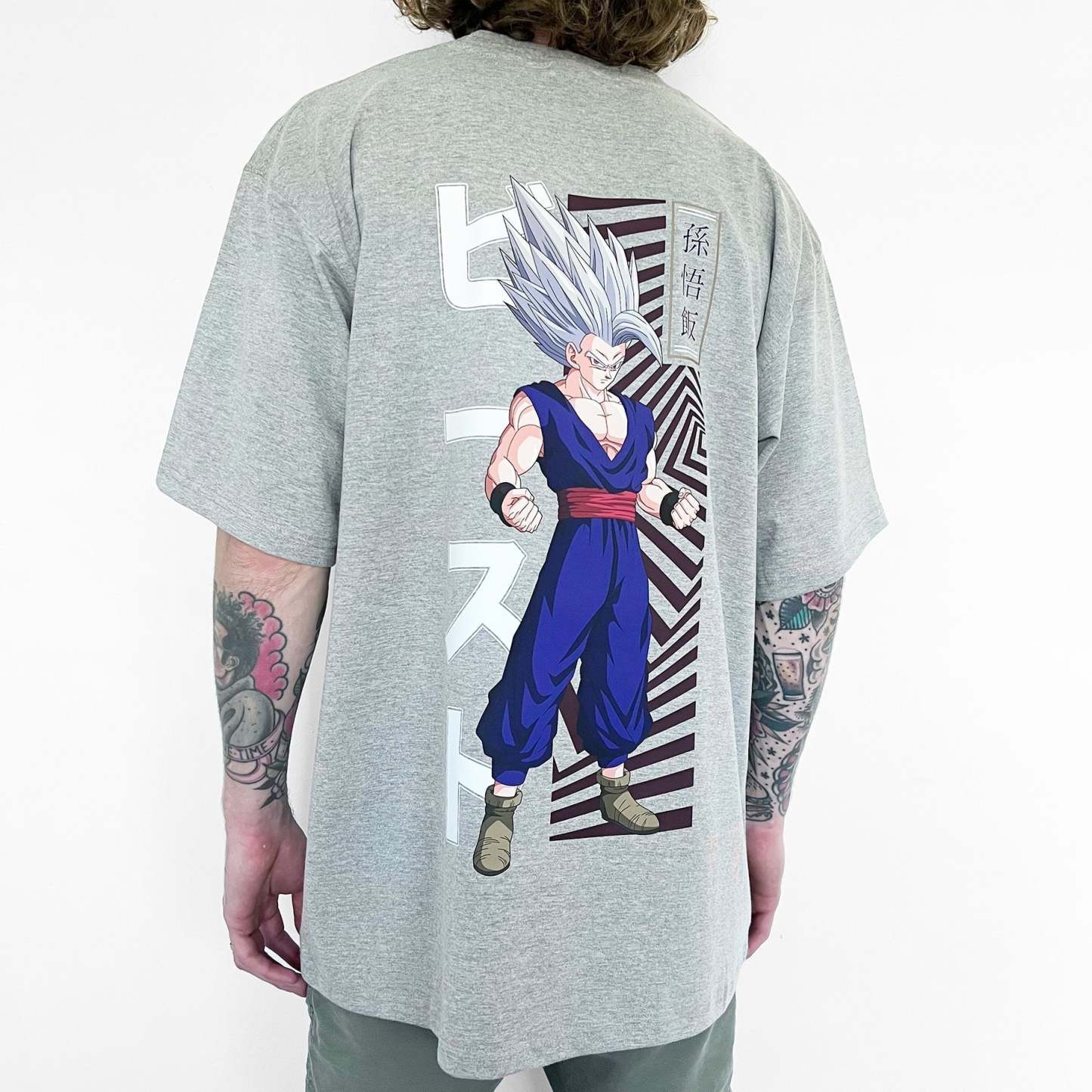 Beast Gohan T-shirt (heather grey)
