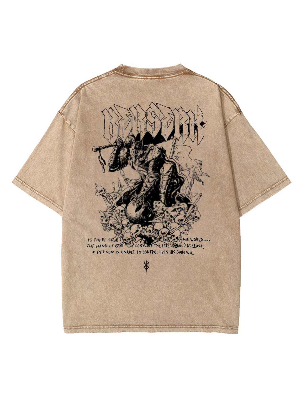 Guts Bloodshed Embroidered Vintage Tee-Teegamechanger