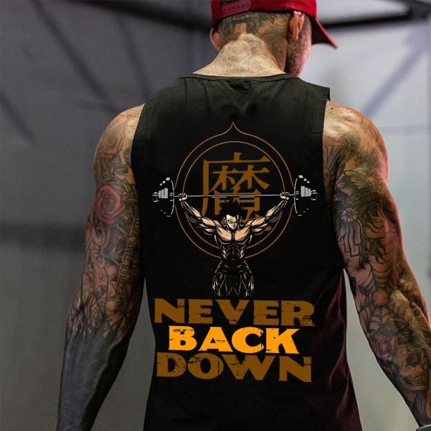 Men's Casual Dragon Ball Anime Printed Fitness Tank Top