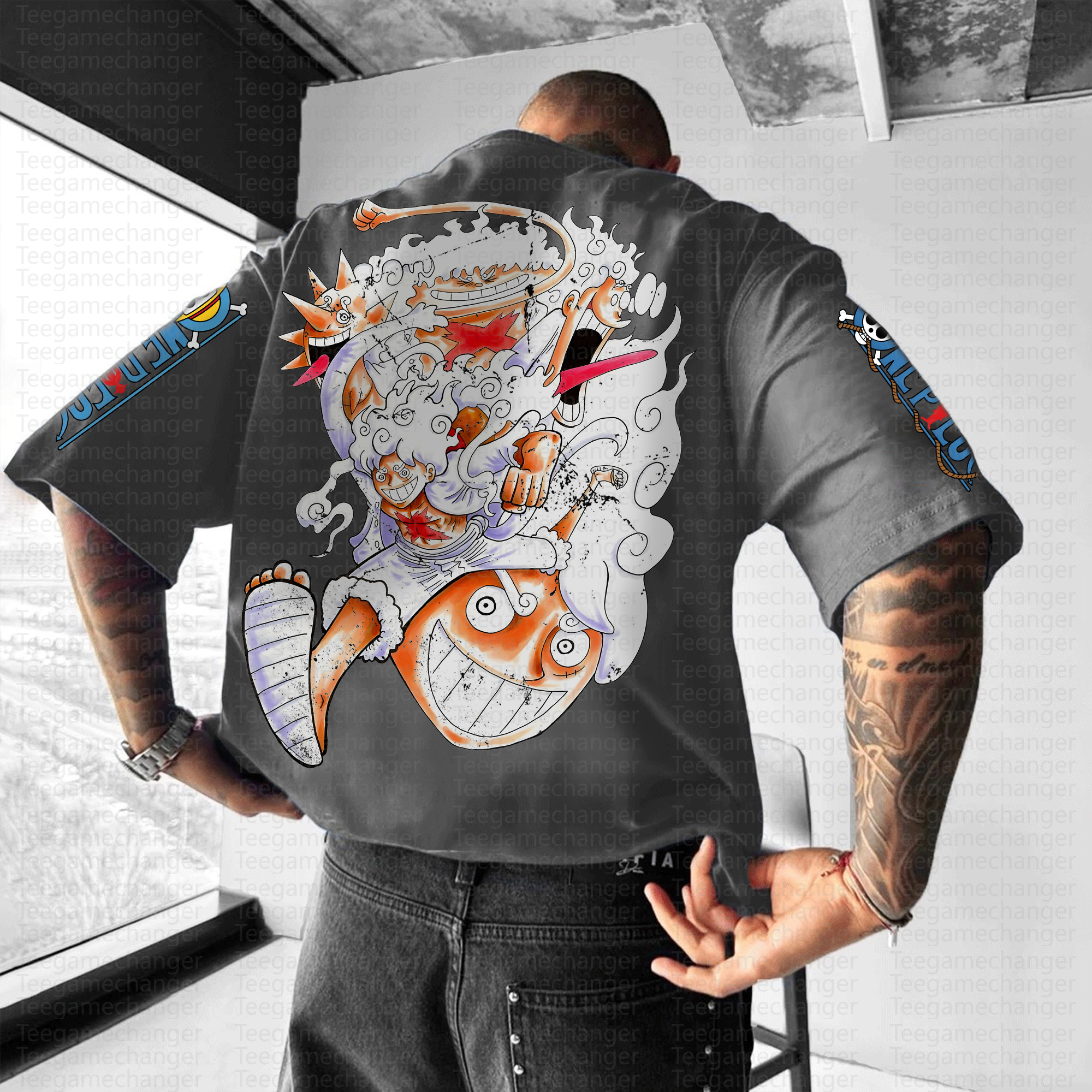 Unisex "One Piece" Anime Inspired Vintage T-Shirt