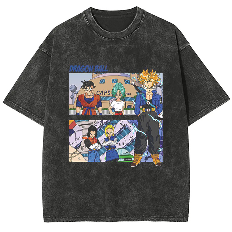 Dragon Ball  “Trunks Manga” Vintage washed Tee