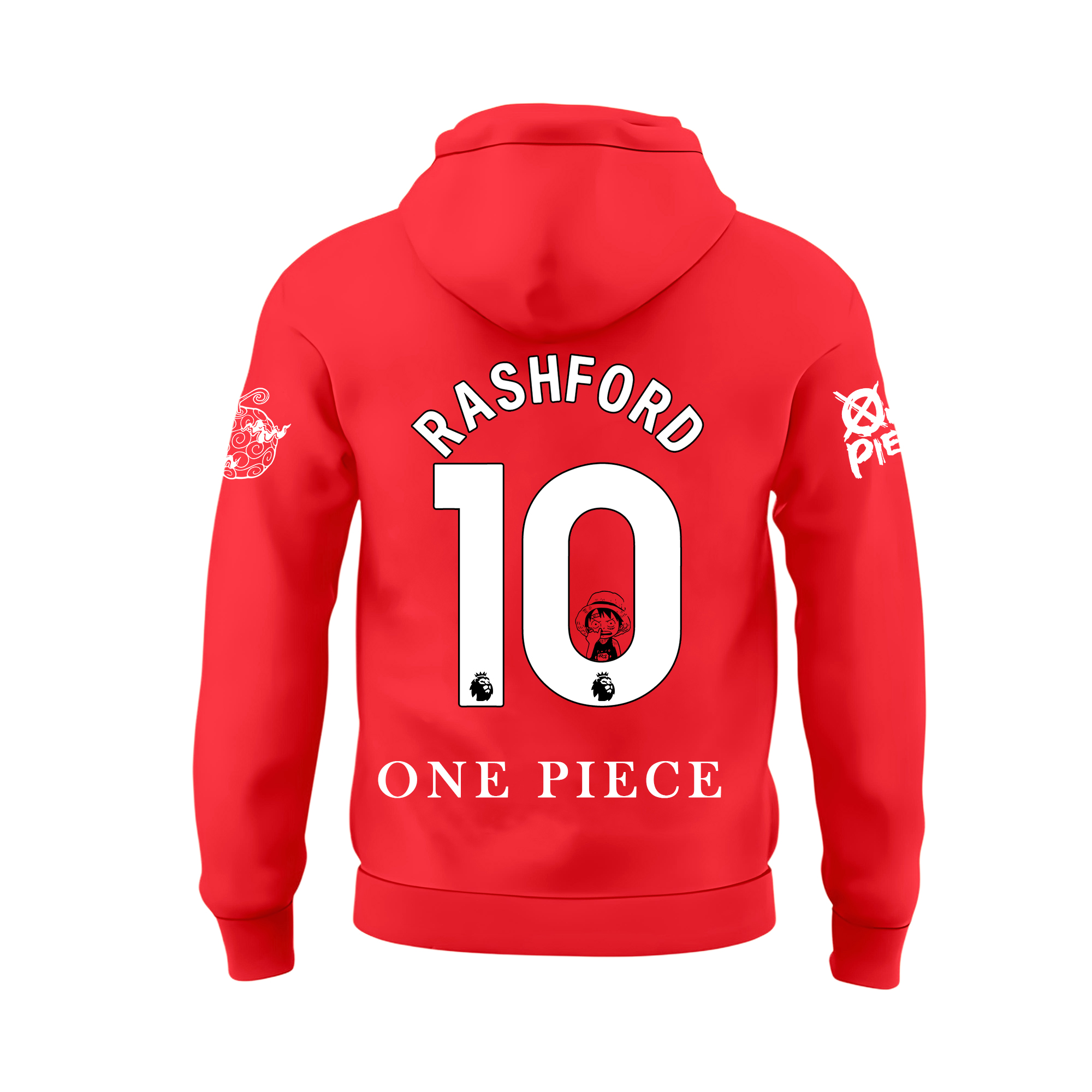 Unisex Retro Hoodie丨Manchester United x One Piece