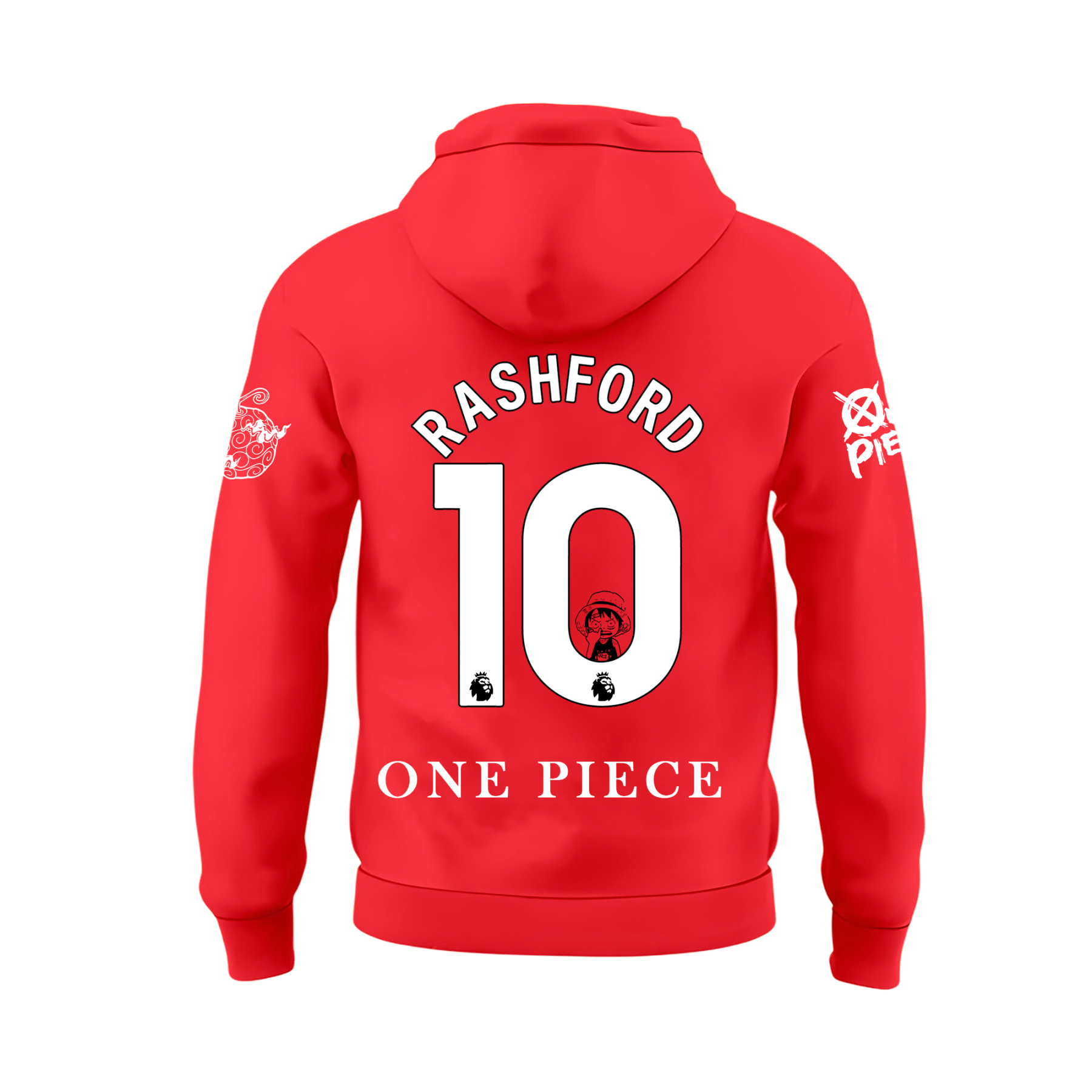 Unisex Retro Hoodie丨Manchester United x One Piece