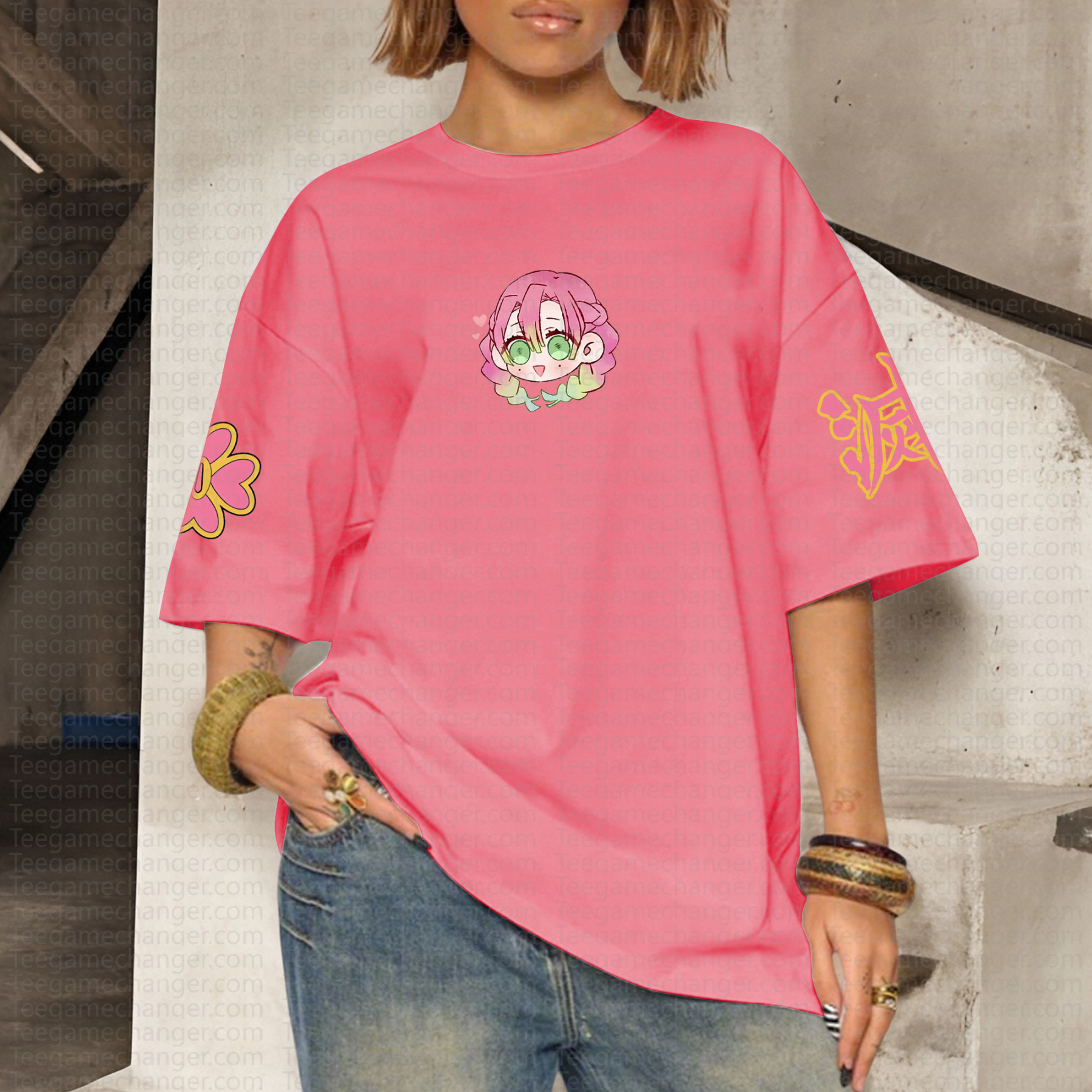 "Demon Slayer" Anime Inspired Vintage T-Shirt