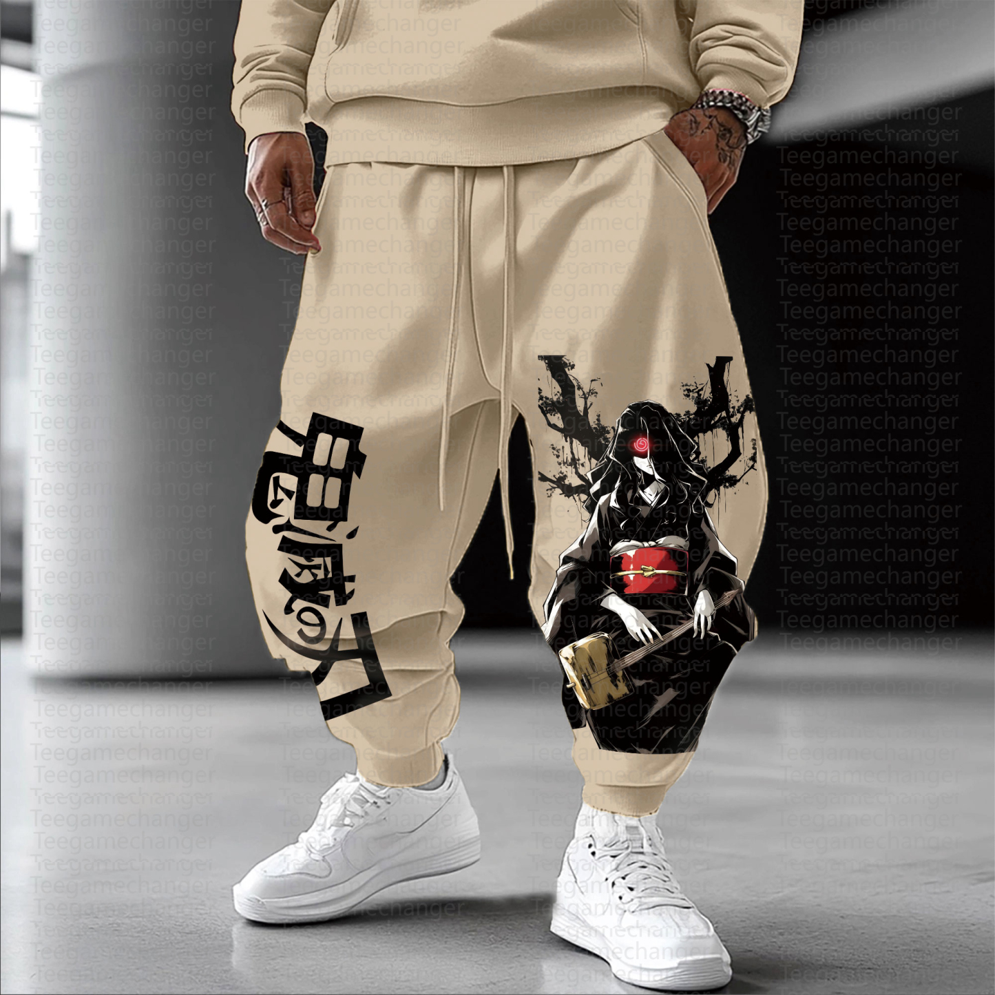 Unisex Anime Inspired Vintage Pants丨Demon Slayer X Pokémon