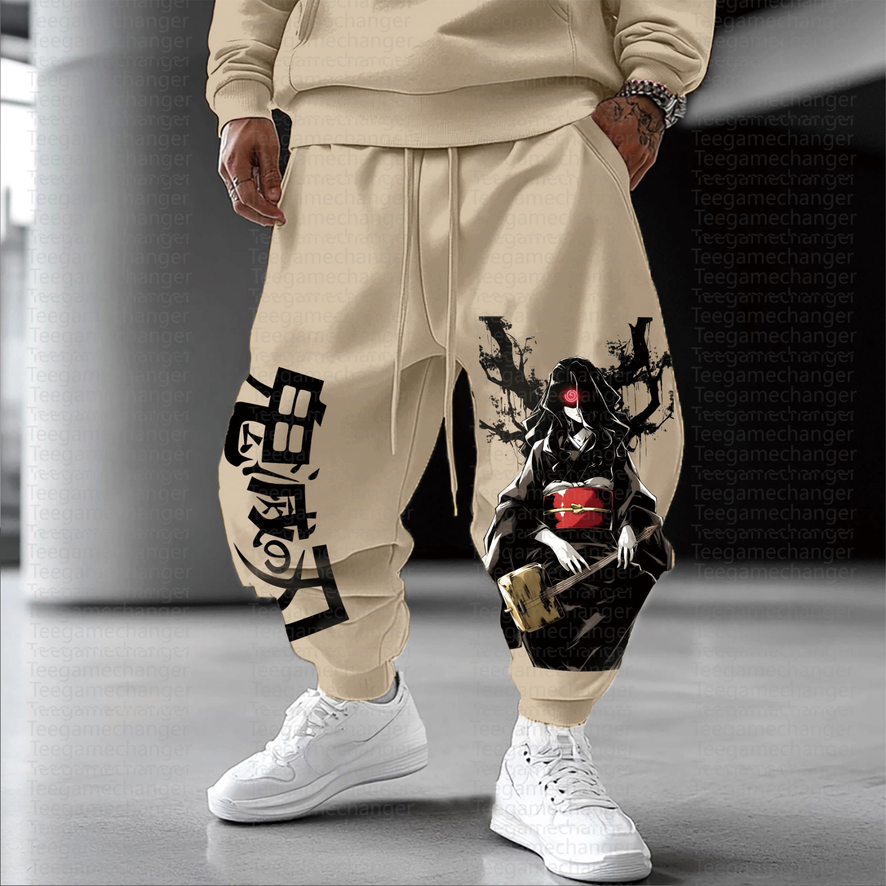 Unisex Anime Inspired Vintage Pants丨Demon Slayer X Pokémon