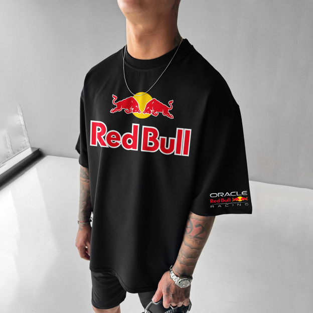 Unisex Casual Racing Print T-Shirt