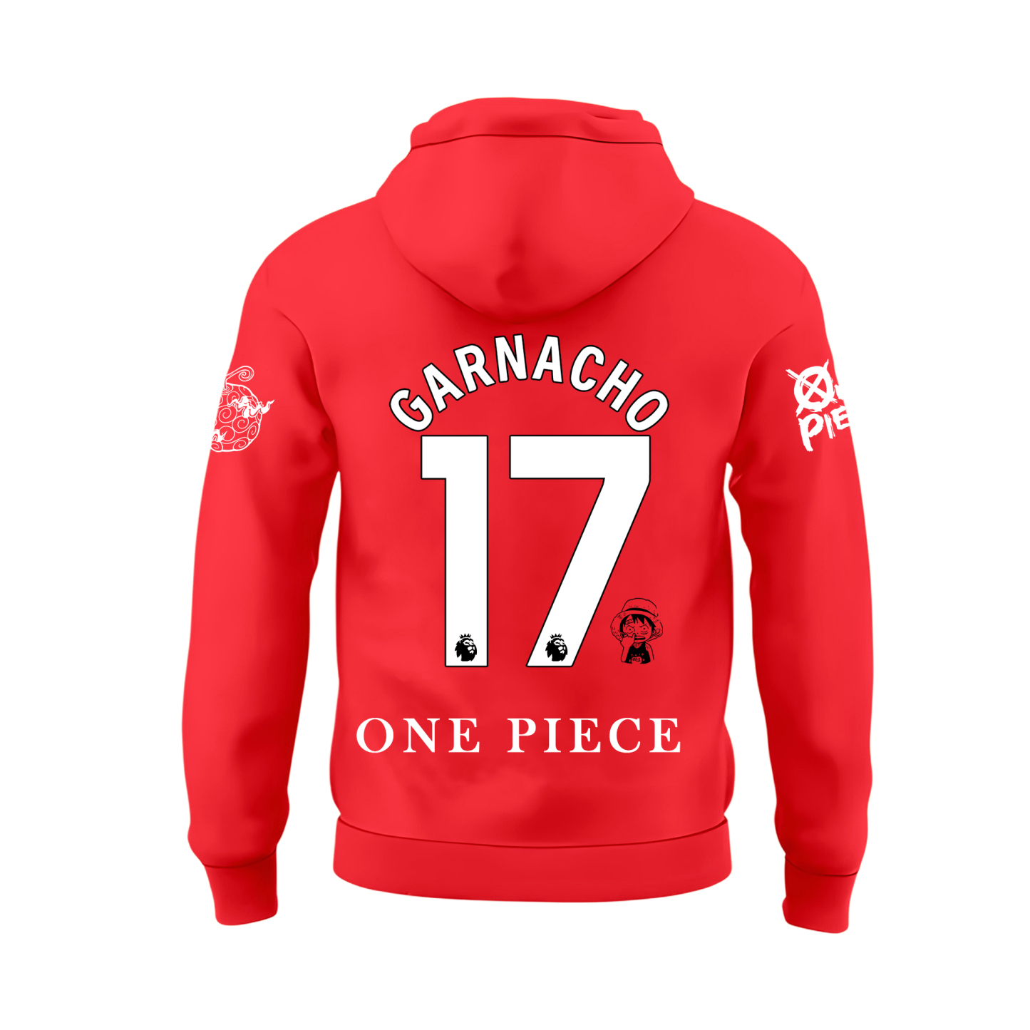 Unisex Retro Hoodie丨Manchester United x One Piece