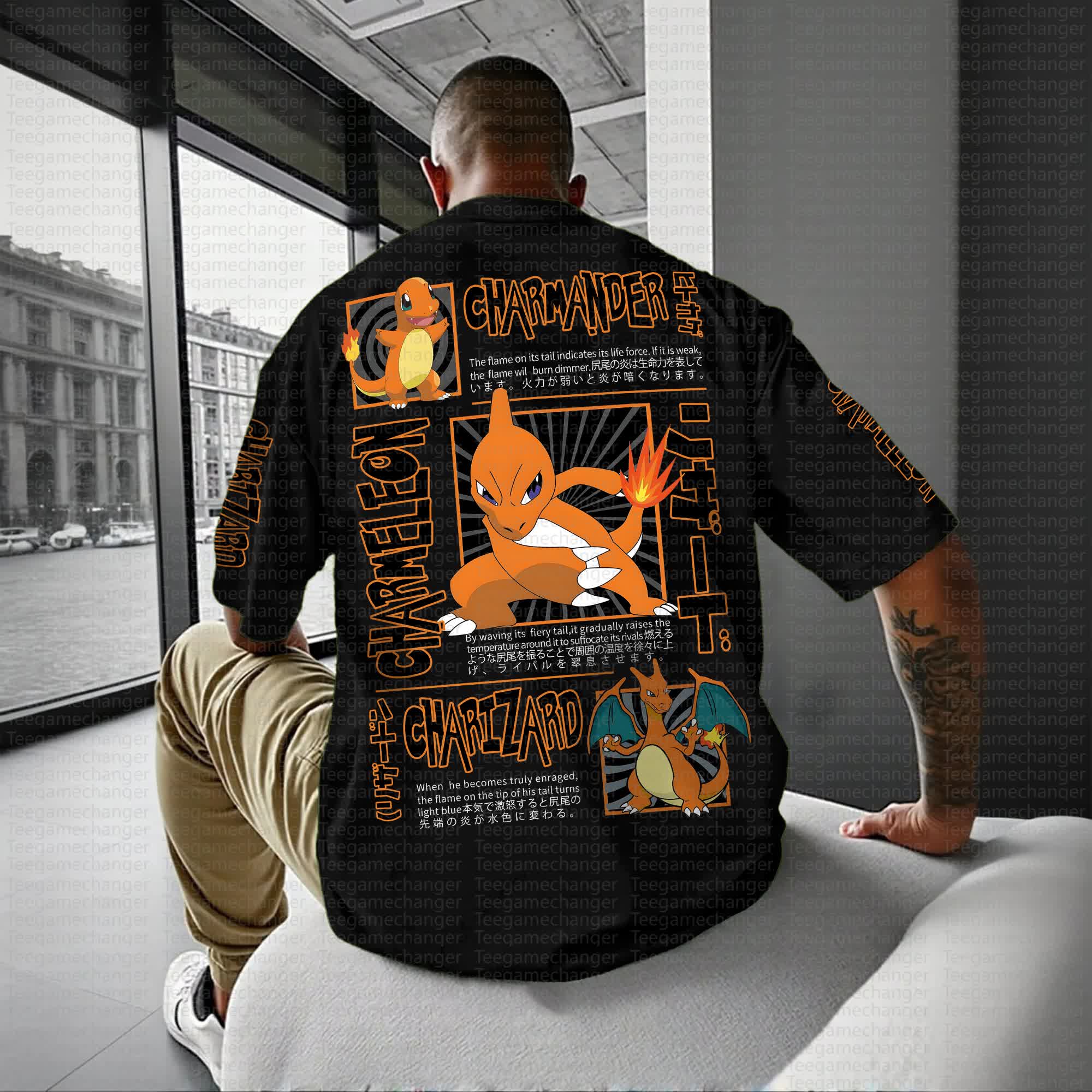 Unisex "Pokémon" Anime Inspired Vintage T-Shirt