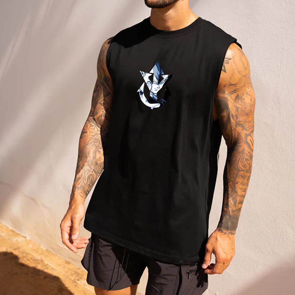 Casual Dragon Ball Anime Vegeta Fitness Tank Top