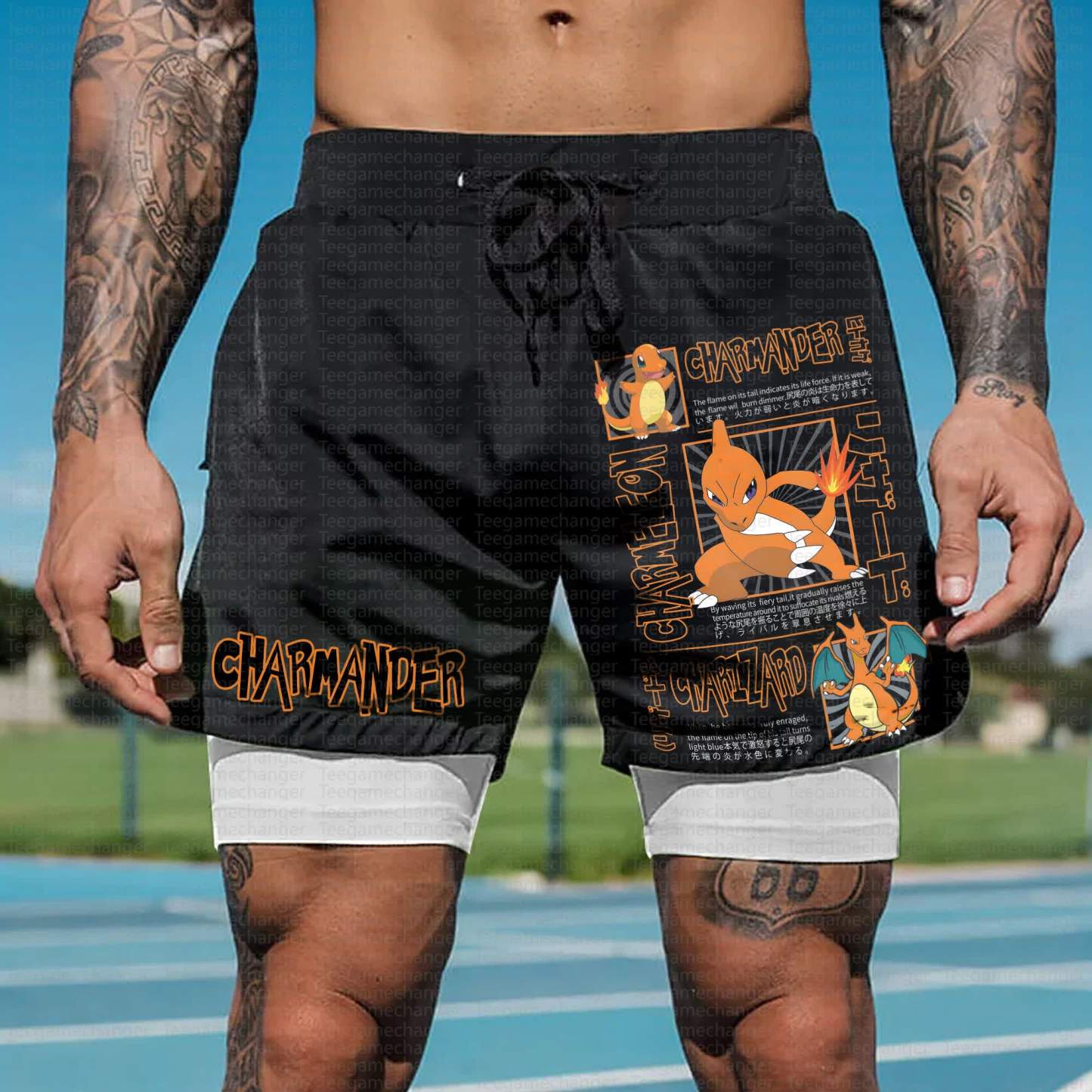 Unisex “Pokémon” Casual Anime Streetwear Shorts