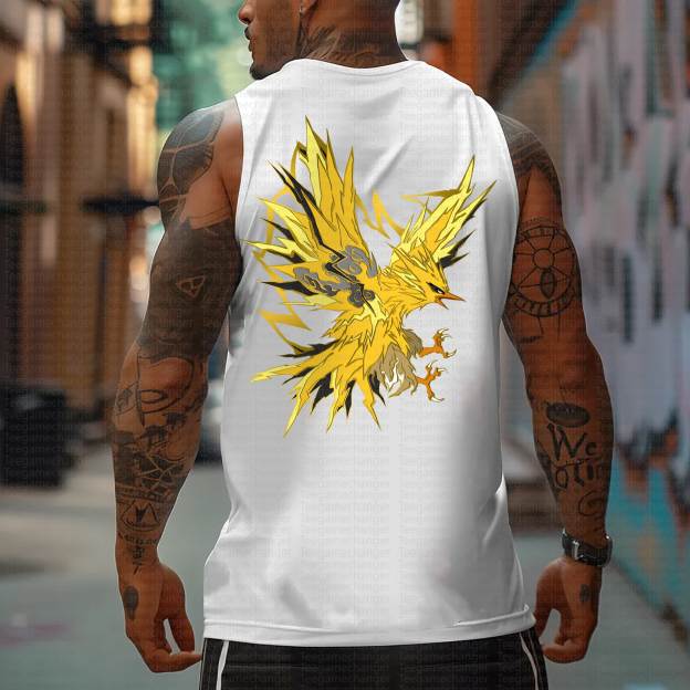 Unisex “Pokémon” Casual Anime  Tank Top