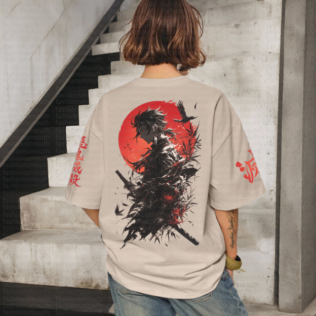 "Demon Slayer" Anime Inspired Vintage T-Shirt