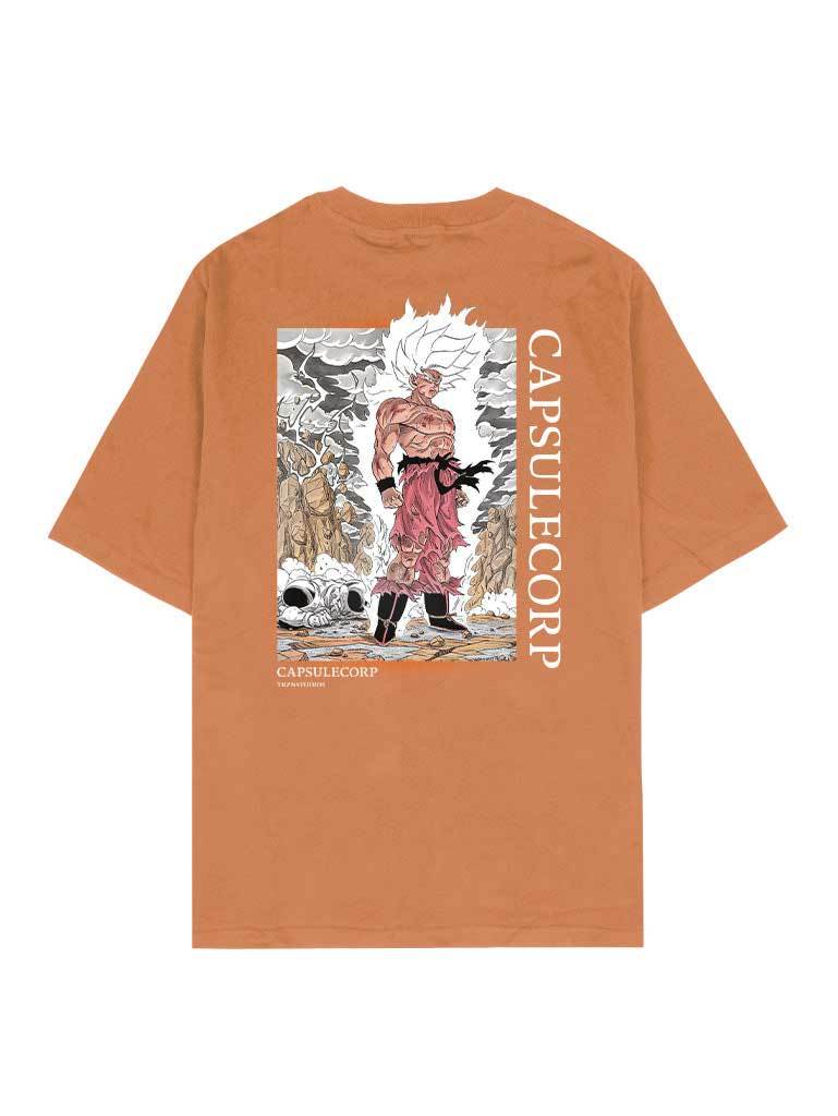Saiyan 2-Sided Retro Orange Tee-Teegamechanger