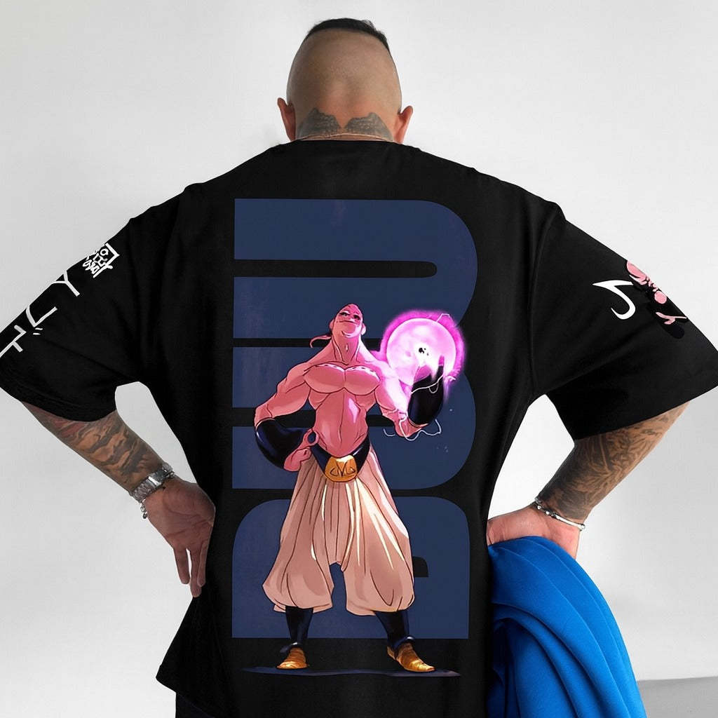 Camisa Oversized Premium Super Majin Boo Rosa