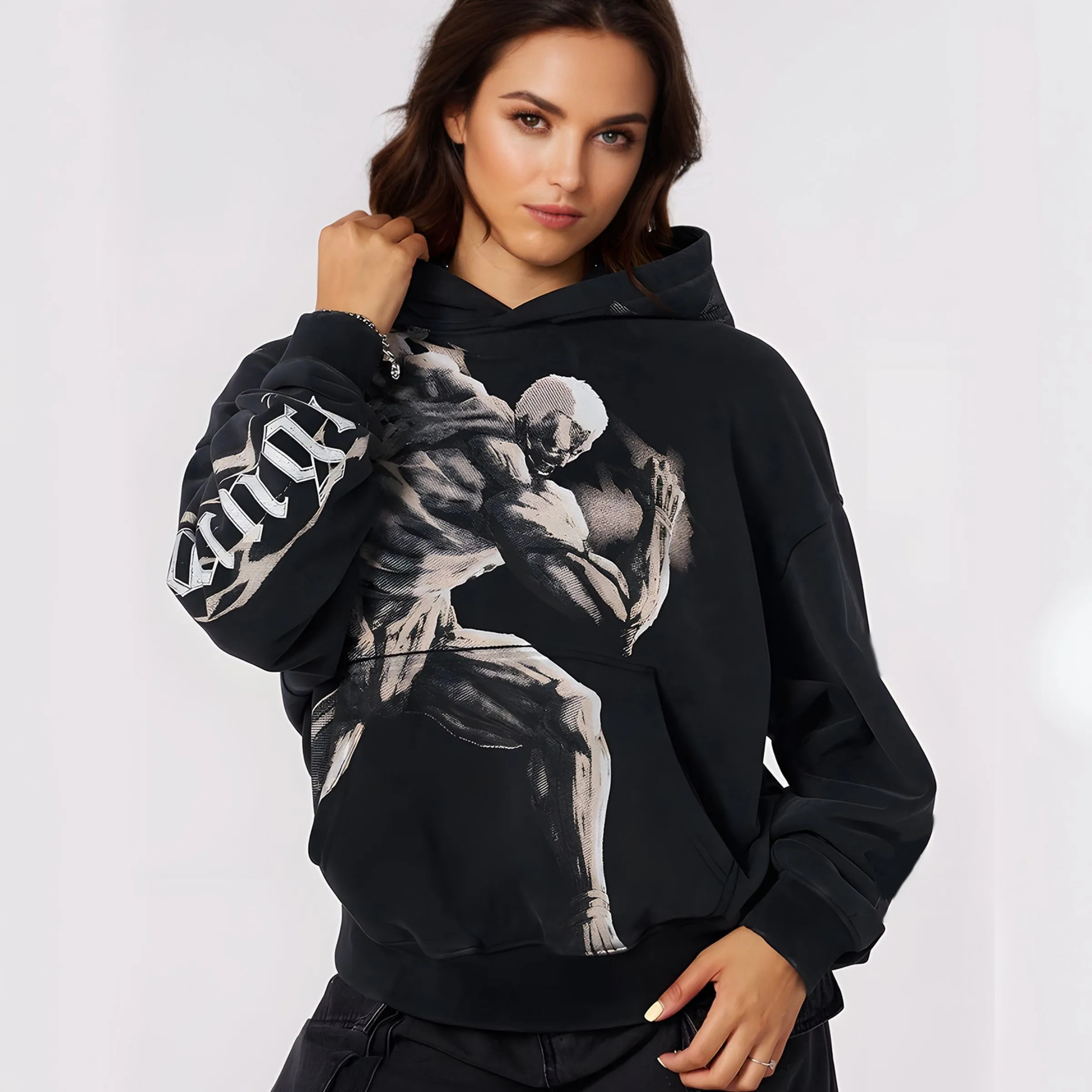 Unisex “ATTACK ON TITAN” Anime Style Retro Hoodie