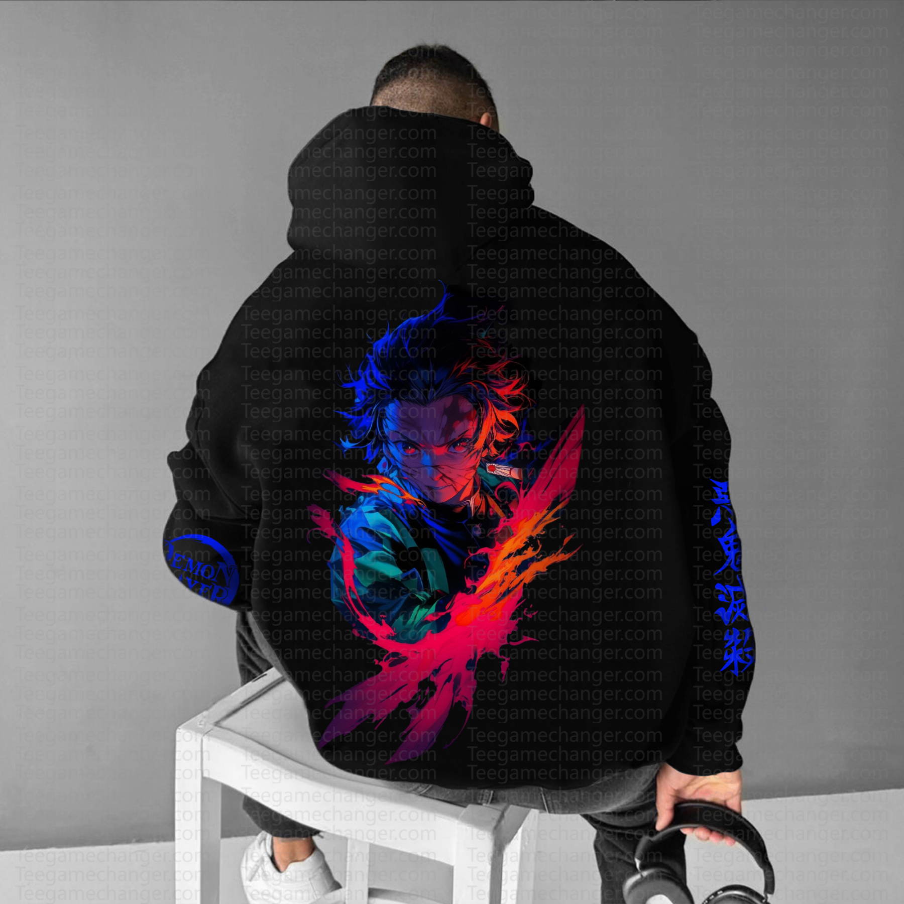 Unisex “ Demon slayer ” Graphic Streetwear Vintage Hoodie