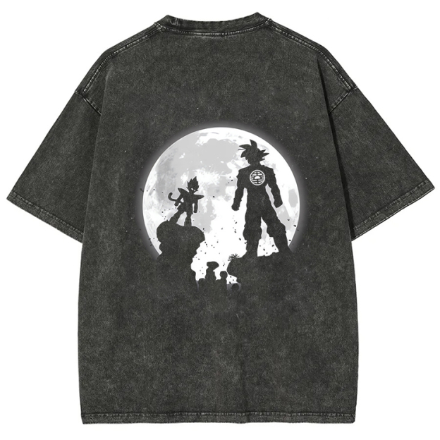 Dragon Ball  “Super Saiyan·Dragon Pearl” Vintage washed Tee