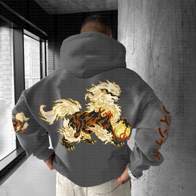 Unisex “Pokémon” Anime Graphic Streetwear Vintage Hoodie