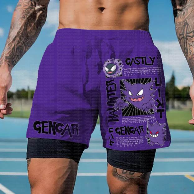 Unisex “Pokémon” Casual Anime Streetwear Shorts
