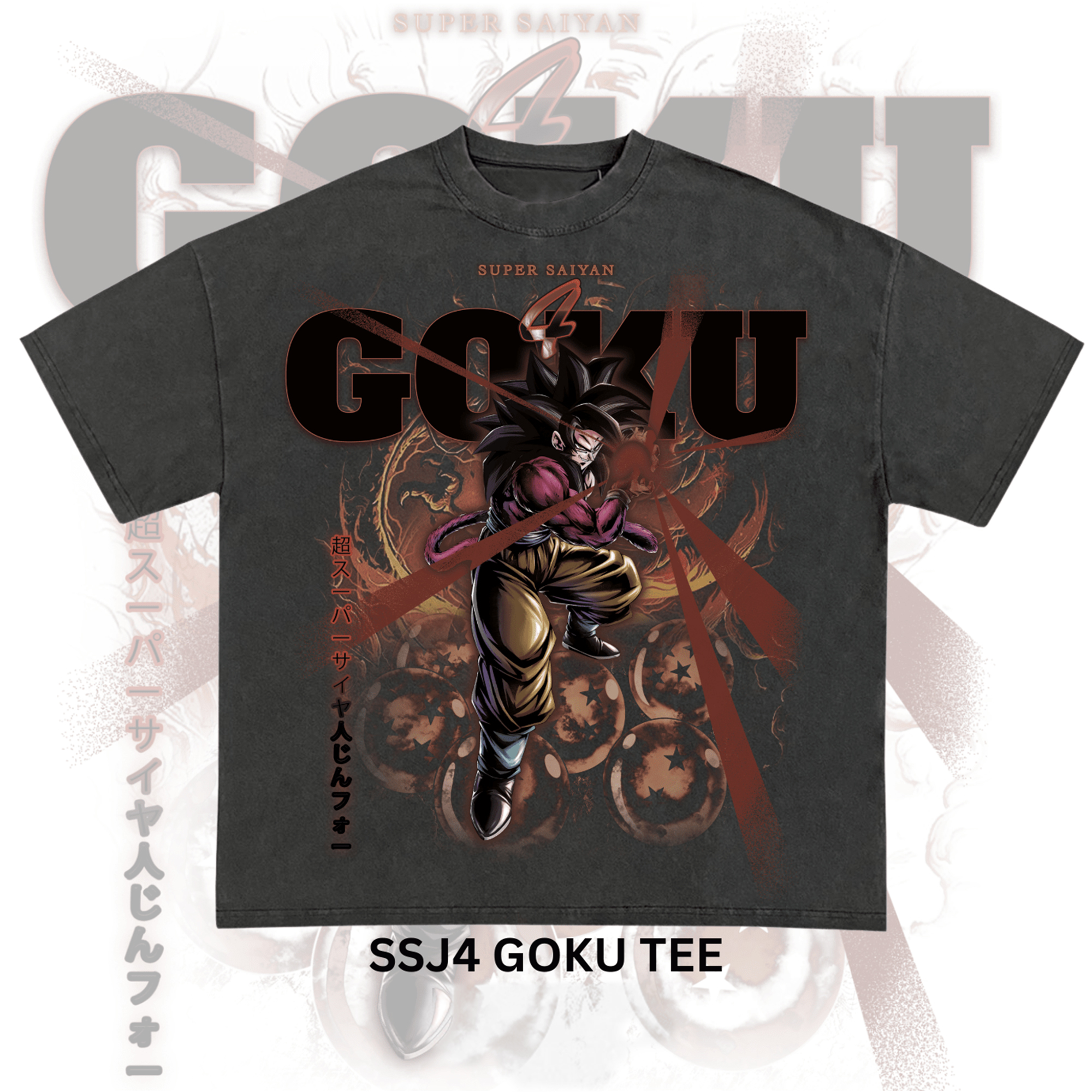 Unisex "Dragon Ball" Anime Graphic Print T-Shirt