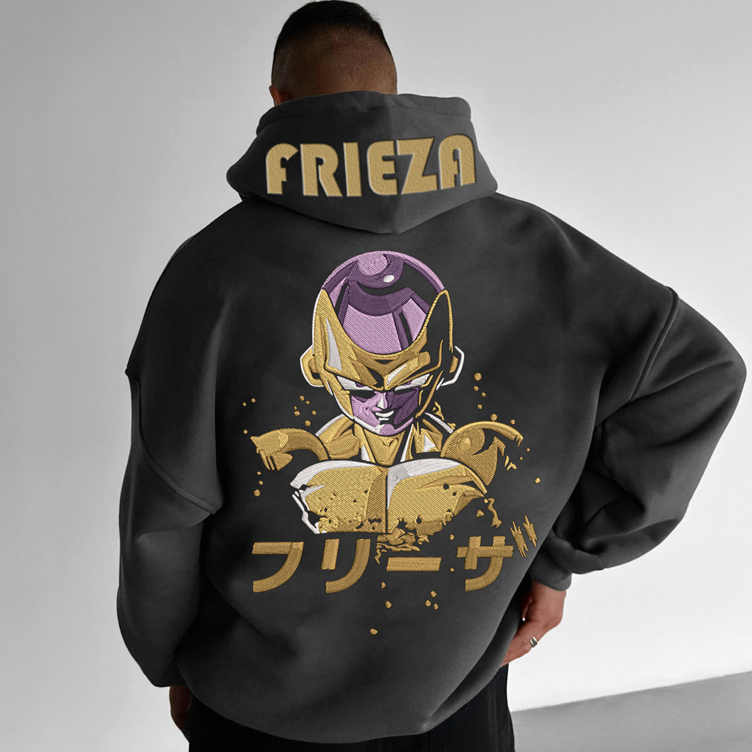 Unisex Anime Print Casual Oversized Hoodie-Teegamechanger
