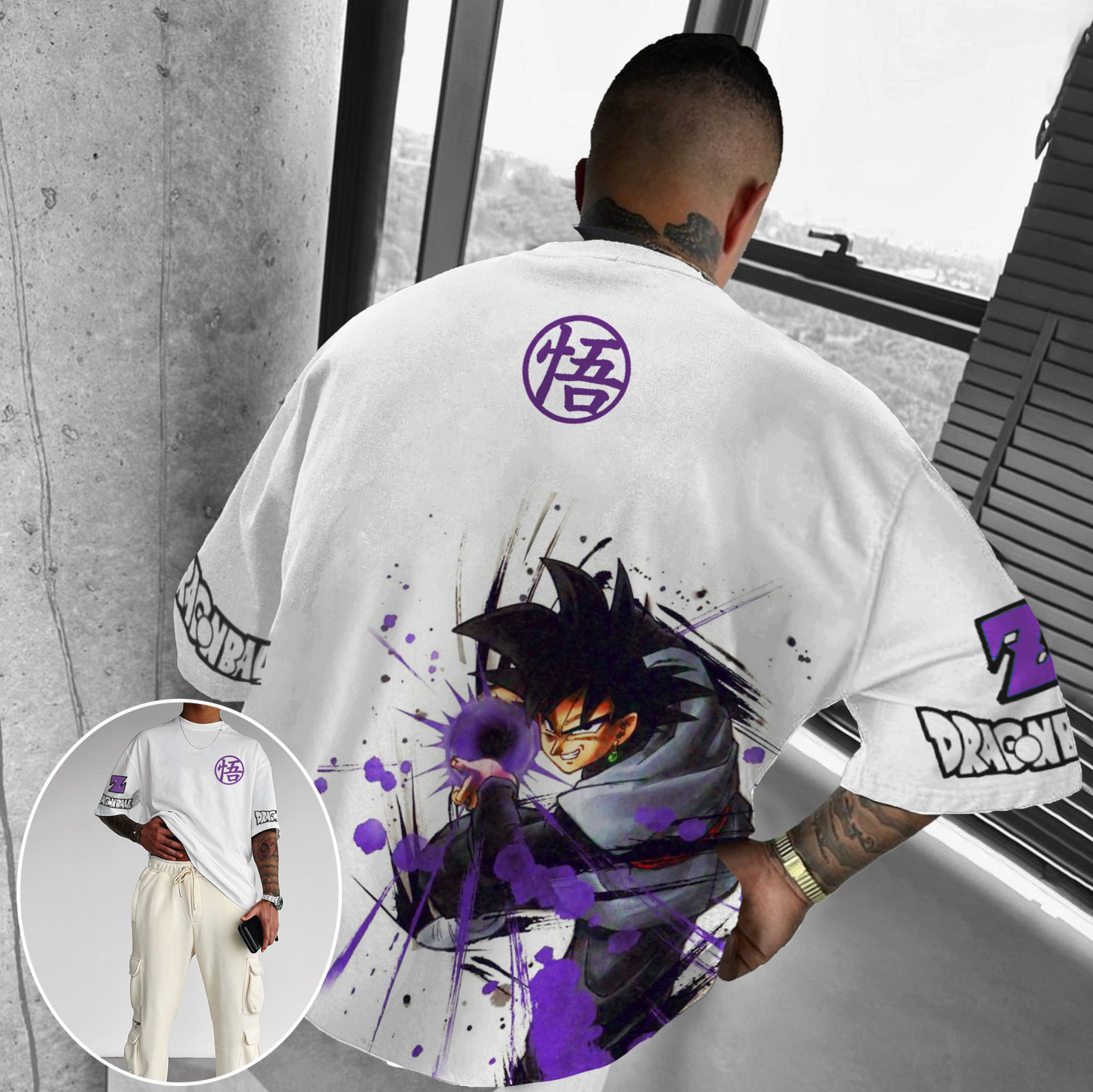 Unisex Oversized Anime DB Goku T-shirt