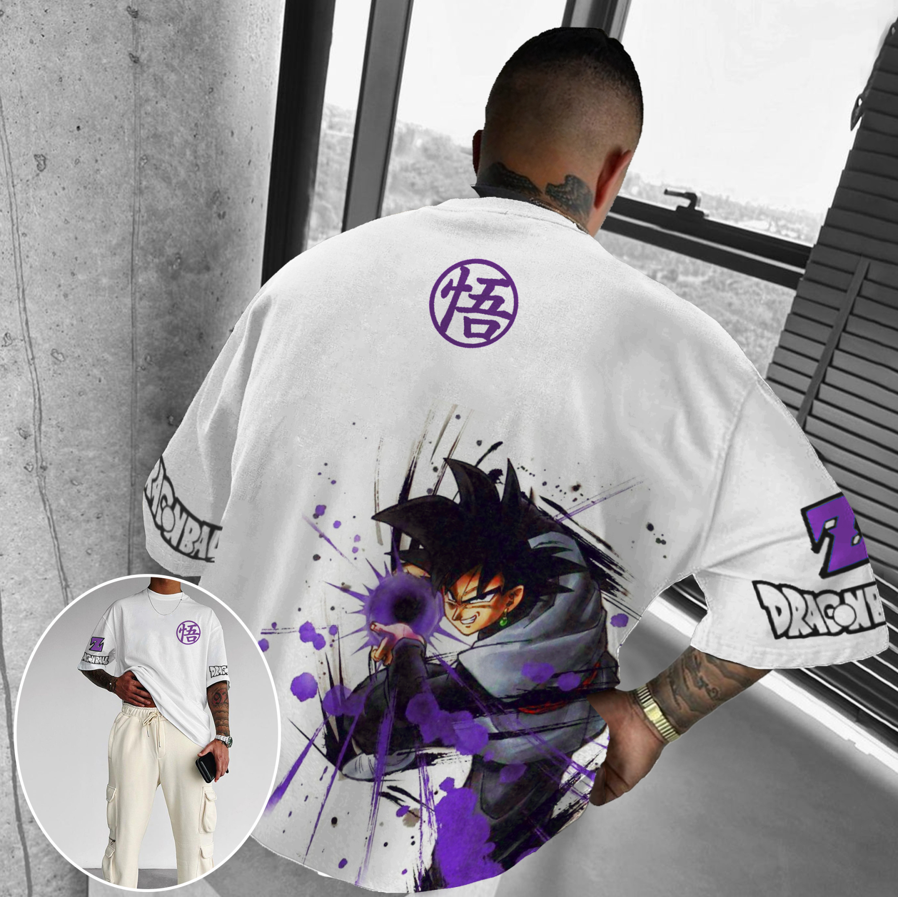 Unisex Oversized Anime DB Goku T-shirt