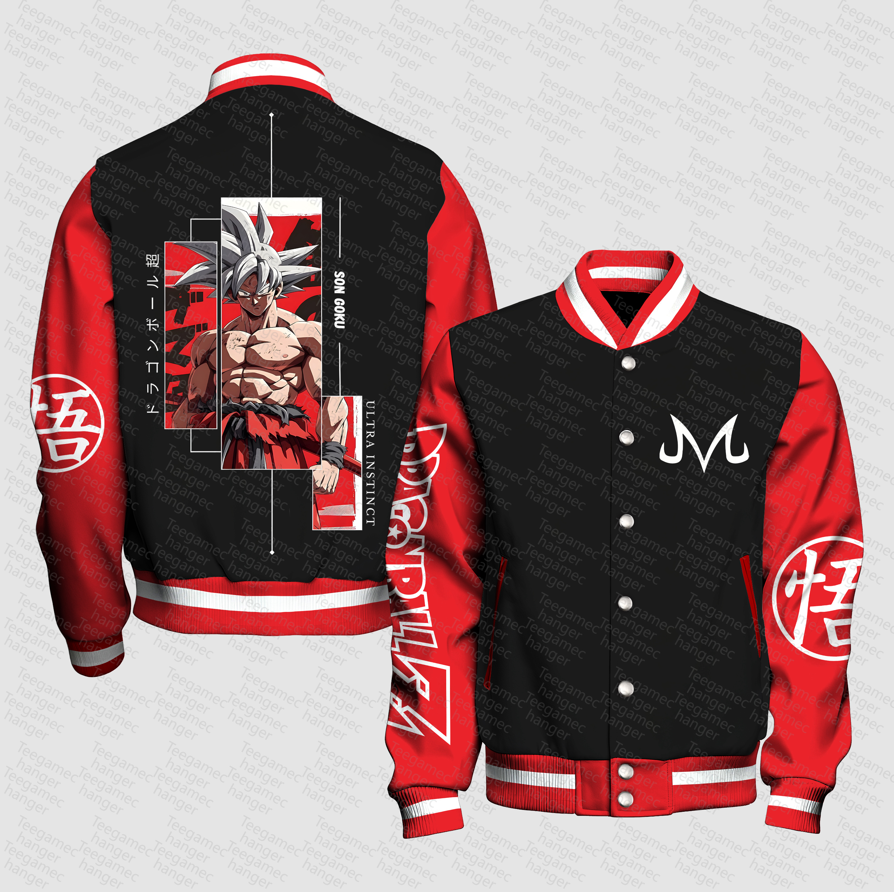 Unisex Vintage Anime Graphic Jacket