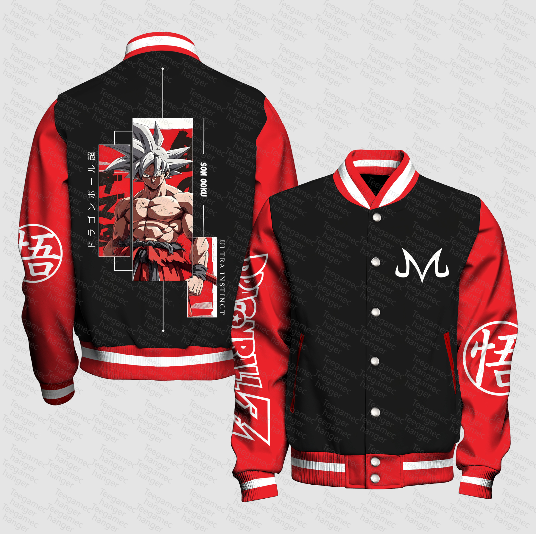 Unisex Vintage Anime Graphic Jacket