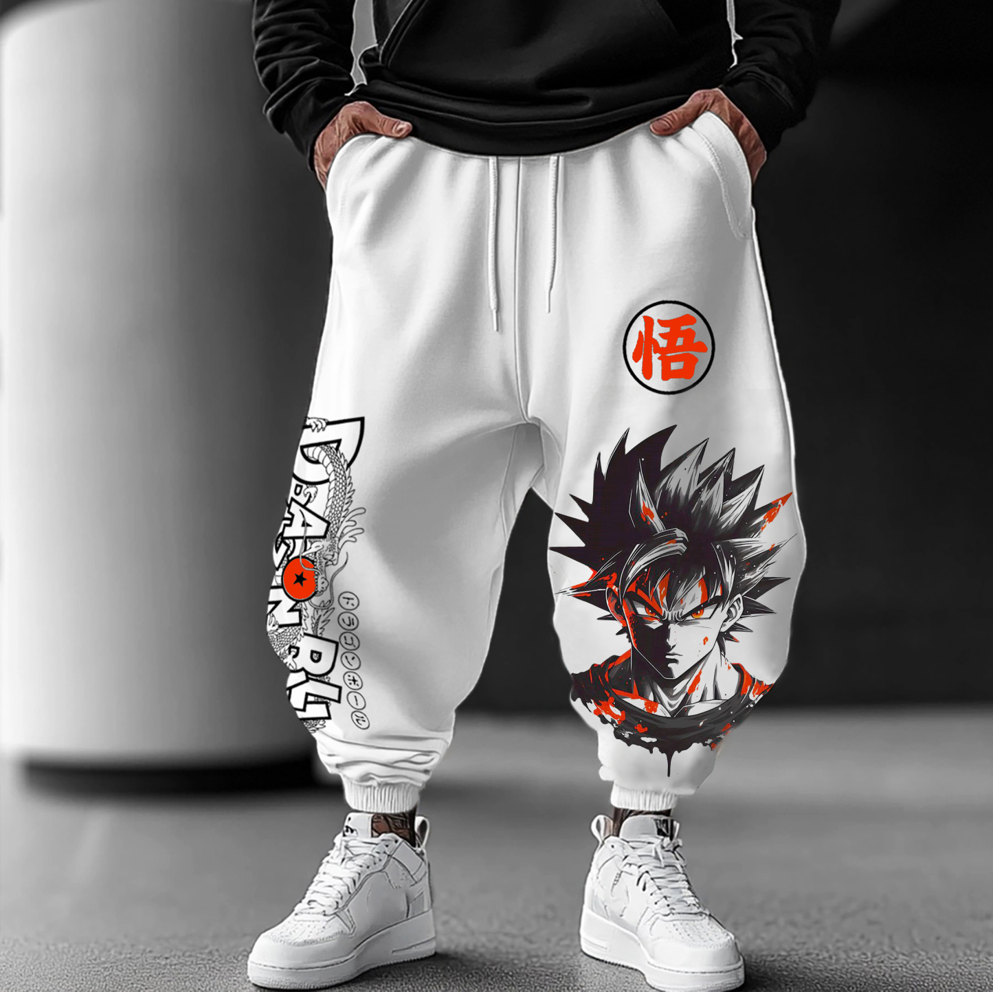 Unisex Anime Printed Gift Oversized Harem Pants